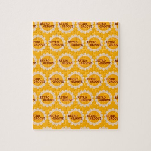 Retro Groove Jigsaw Puzzle Legpuzzel (Verticaal)