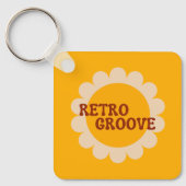 Retro Groove Keychain (Voorkant)