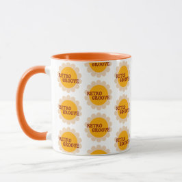Retro Groove Koffiemok Mok