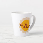 Retro Groove Latte Mok (Rechterhoek)
