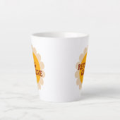 Retro Groove Latte Mok (Voorkant)