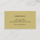 Retro Groove Liquid Abstract II Visitekaartje (Achterkant)