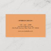 Retro Groove Liquid Abstract IV Visitekaartje (Achterkant)