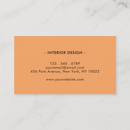 Retro Groove Liquid Abstract IV Visitekaartje (Achterkant)