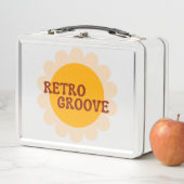 Retro Groove Metal Lunch Box (In situ)