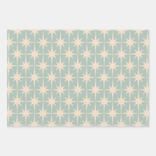 Retro Groove Pastel Vibes Patronen Inpakpapier Vel (Voorkant 3)