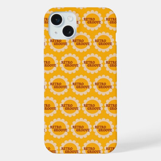 Retro Groove Phone Case iPhone Hoesje (Achterkant)
