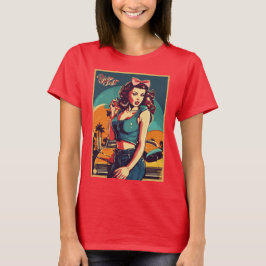 Retro Groove Pinup T-shirt