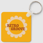 Retro Groove Sleutelhanger (Achterkant)
