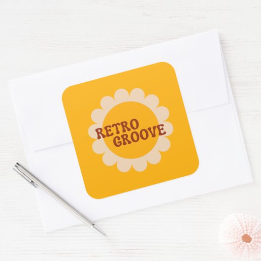 Retro Groove Sticker (Envelop)