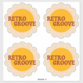 Retro Groove Sticker (Vel)