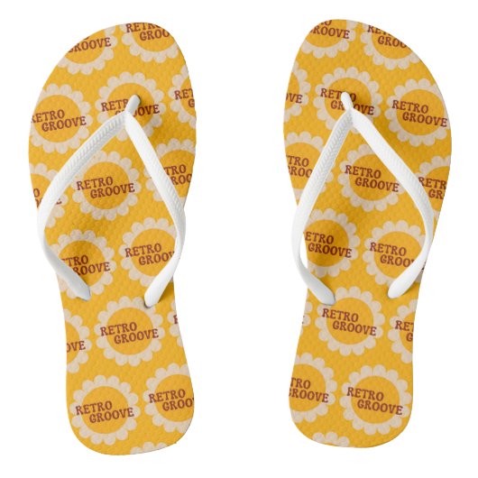 Retro Groove Teenslippers (Voetbed)
