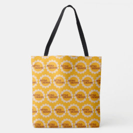 Retro Groove Tote Bag