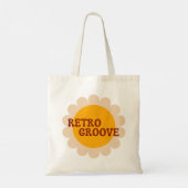 Retro Groove Tote Tas (Achterkant)