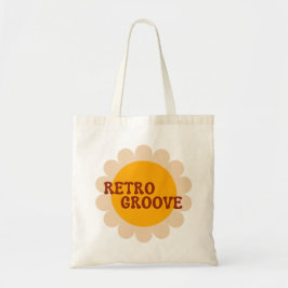 Retro Groove Tote Tas