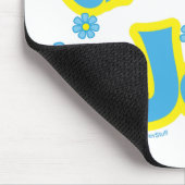 Retro Groovin' voor Jezus Christelijke Muismat (Hoek)