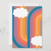 Retro Groovy 10e verjaardag Kaart (Achterkant)