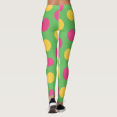 Retro Groovy 1960s mod patroon Leggings (Achterkant)