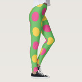 Retro Groovy 1960s mod patroon Leggings (Rechts)