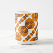 Retro Groovy 60's 70's Bubbles Patroon Koffiemok (Center)