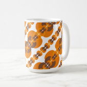 Retro Groovy 60's 70's Bubbles Patroon Koffiemok (Voorkant rechts)