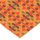 Retro Groovy 60's 70's Bubbles Patroon Korte Tafelloper (Hoek)