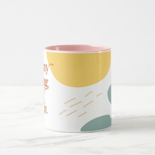 Retro Groovy 70's... dacht dat mijn duister magisc Mok (Midden)