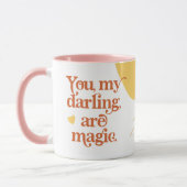 Retro Groovy 70's... dacht dat mijn duister magisc Mok (Links)