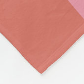 Retro Groovy 70s Daisy Arch Voeg Naam toe Fleece Deken (Hoek)