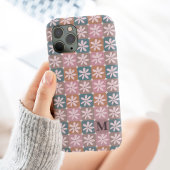 Retro Groovy 70s Daisy Monogram Case-Mate iPhone Case