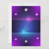 Retro Groovy 70s Disco Ball Verjaardagsfeest Kaart (Achterkant)