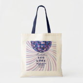 Retro Groovy 70s Laatste Disco Bachelorette Weeken Tote Bag (Voorkant)