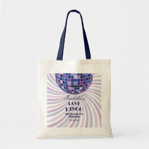Retro Groovy 70s Laatste Disco Bachelorette Weeken Tote Bag