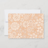 Retro Groovy 70's Thema Business Bedankkaart (Achterkant)