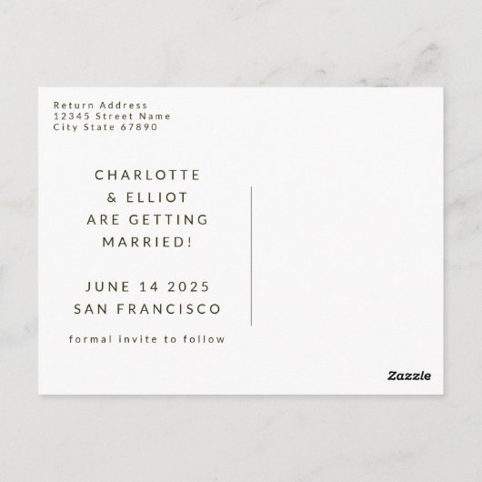 Retro Groovy 70's warme roze sparen het Briefkaart (Achterkant)