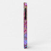 Retro Groovy Abstract Lila en Magenta Draaikolk Case-Mate iPhone Case (Achterkant/links)
