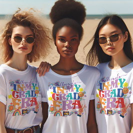 Retro Groovy Afstudeerder Era Klasse 2025 van Afst T-shirt