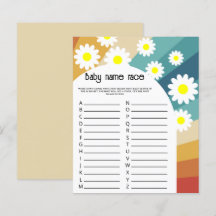 Retro Groovy - Baby naam race spel