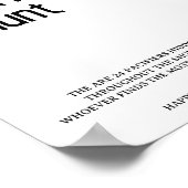 Retro Groovy - baby shower jachtspel voor Pacifier Poster (Hoek)