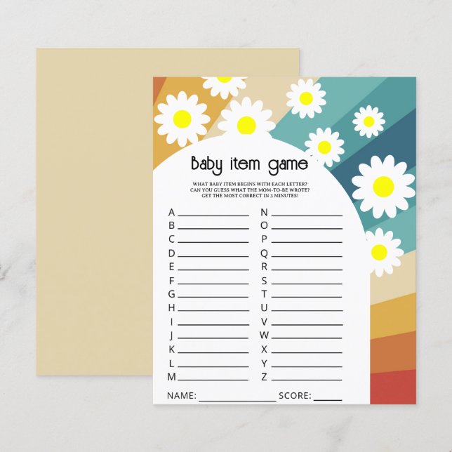 Retro Groovy - Baby Spel (Voorkant / Achterkant)