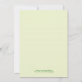 Retro Groovy Bat Mitzvah Uitnodiging (Achterkant)