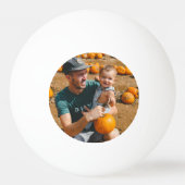 Retro Groovy Best Bonus Pap ooit Foto Name Year Pingpongbal (Achterkant)