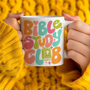 Retro Groovy Bijbelstudie Club Koffie Mok