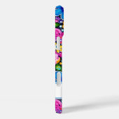 Retro Groovy Bloemstuk Persoonlijk Case-Mate iPhone Case (Achterkant / Rechts)