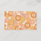 Retro-groovy-boeken voor kaart van baby (Achterkant)