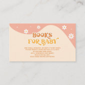 Retro-groovy-boeken voor kaart van baby (Voorkant)