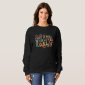Retro Groovy Boho Hippie Just A Girl Who Loves Koa Trui (Voorkant volledig)
