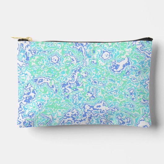 Retro Groovy Boho Hippie Trippy Kleurrijk Marmer Etui (Voorkant)