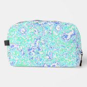 Retro Groovy Boho Hippie Trippy Kleurrijk Marmer Toilettasje (Voorkant)