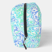 Retro Groovy Boho Hippie Trippy Kleurrijk Marmer Toilettasje (Rechts)